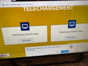 Bouton de téléchargement NEOX2 APK